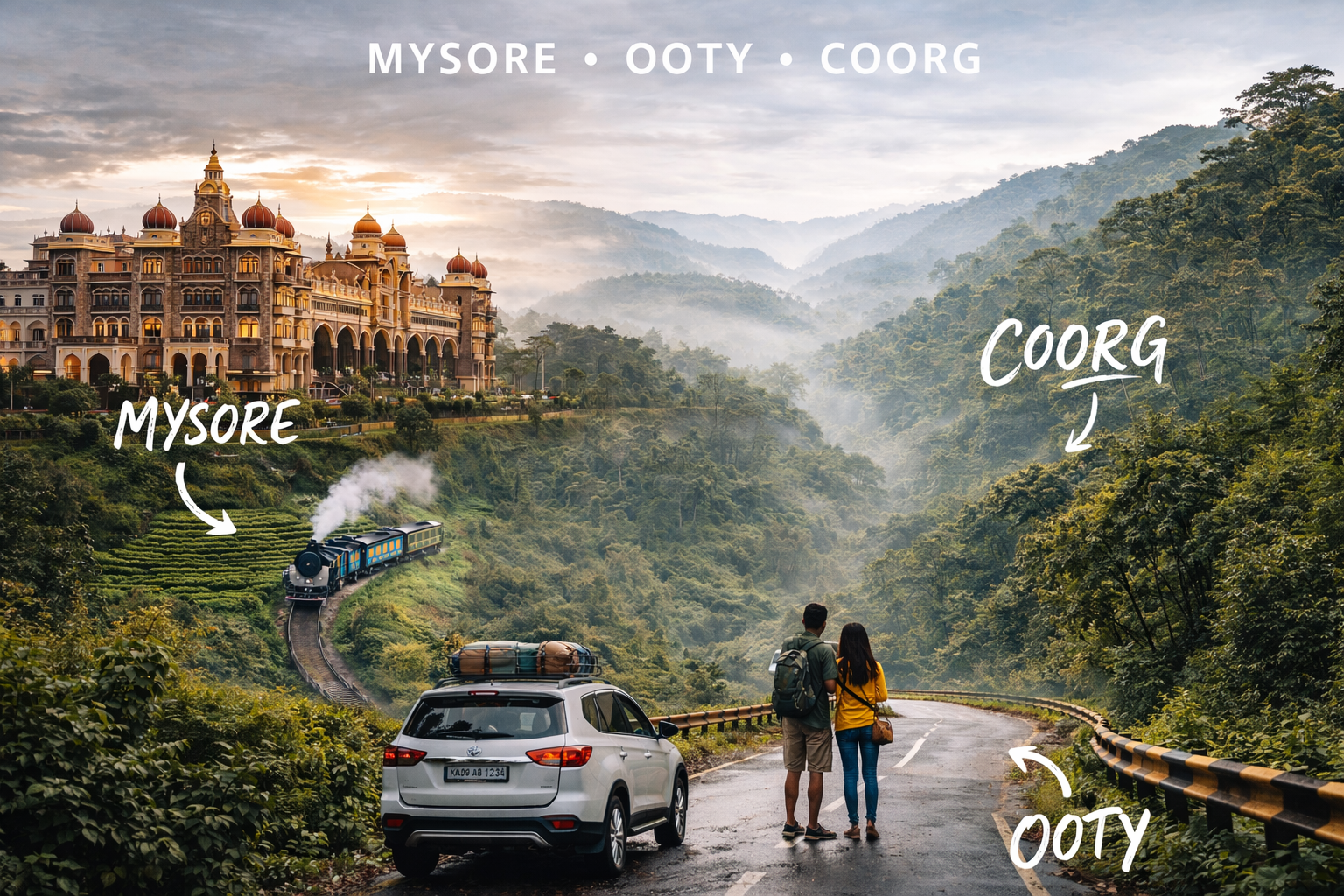 Bangalore to Mysore Taxi Booking