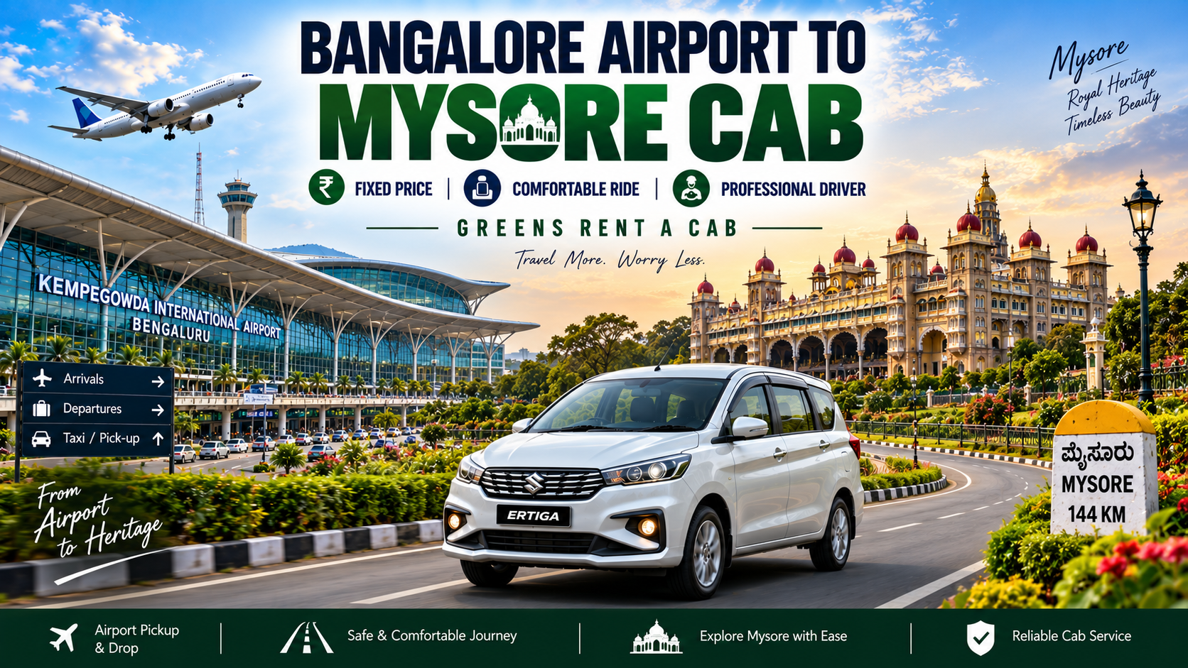 Bangalore to Mysore Taxi Booking